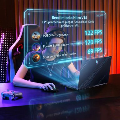 NOTEBOOK GAMER ACER NITRO ANV15-41-R6HJ-1 AMD RYZEN 5 RTX3050 8GB RAM 512GB SSD 15.6" FHD 165HZ - 5