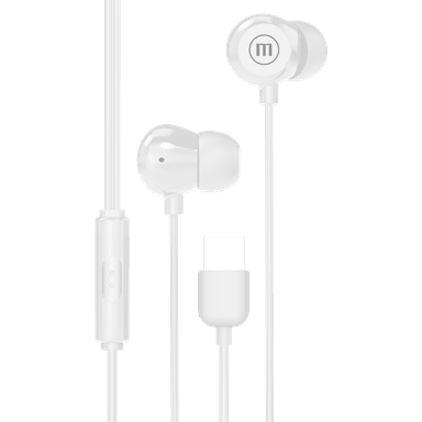 AUDÍFONOS MAXELL IN EAR IN-BAX BLANCO MICRÓFONO CONECTOR TIPO C - 2
