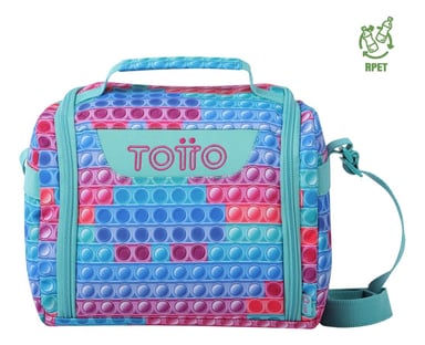 TOTTO LONCHERA TÉRMICA ESCOLAR NIÑA RPET IMPERMEABLE ECO007 - 1