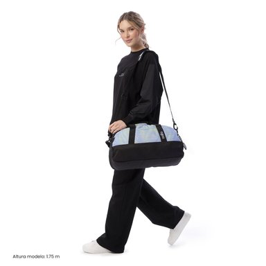 BOLSO DE VIAJE DE CABINA TOTTO RPET 22 LITROS ACTIVE S AMARILLA CON CORREA AJUSTABLE - 2