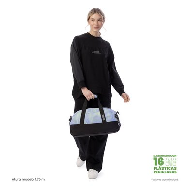 BOLSO DE VIAJE DE CABINA TOTTO RPET 22 LITROS ACTIVE S AMARILLA CON CORREA AJUSTABLE - 3