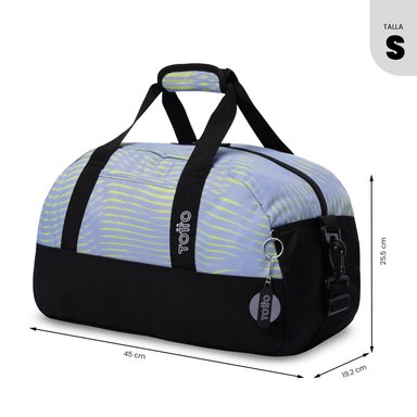 BOLSO DE VIAJE DE CABINA TOTTO RPET 22 LITROS ACTIVE S AMARILLA CON CORREA AJUSTABLE - 4