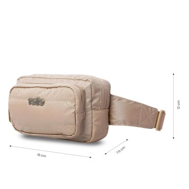 BANANO MUJER MOXI MEDIANA COLOR BEIGE/METALICO/ - 3