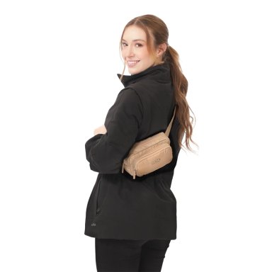 BANANO MUJER MOXI MEDIANA COLOR BEIGE/METALICO/ - 6