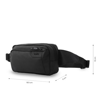 BANANO UNISEX CHILL PEQUEÑA COLOR NEGRO - 3