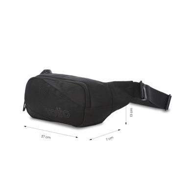 BANANO UNISEX DRAGONAR NILO GRANDE COLOR NEGRA - 3