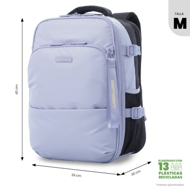 MOCHILA MULTIFUNCIONAL DE VIAJE MEDIANO TRIP MORADO - 2