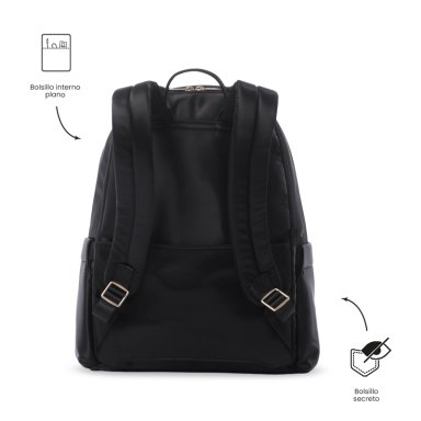 MOCHILA EJECUTIVO PORTA PC 16' BEL 2.0 NEGRO MUJER - 3