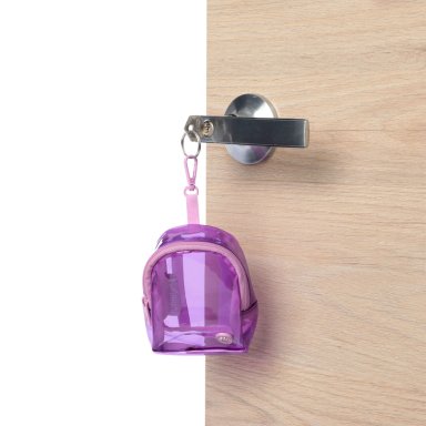 LLAVERO DE MODA MINI MORRAL TOKO COLOR MORADO - 2