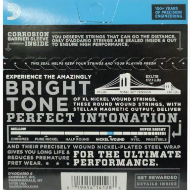 CUERDAS PARA GUITARRA ELECTRICA D'ADDARIO EXL115 - 2