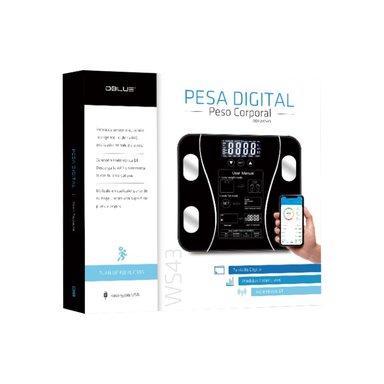 PESA BALANZA DBLUE DIGITAL INTELIGENTE SMART 180 KG DBPDWS43 - 4