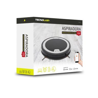 ASPIRADORA TECNOLAB ROBOT SMART CON DOCK DE CARGA - 4