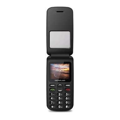 TELÉFONO CELULAR 4G SENIOR ADULTO MAYOR TIPO ALMEJA. BLACK - 2