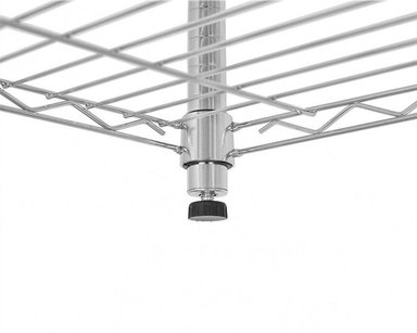 ESTANTE ACERO CROMADO 90X35X180CM 800KG - 4 REPISAS - 3