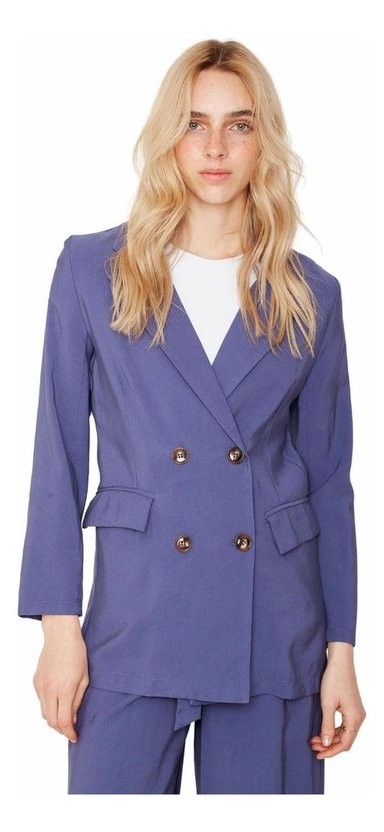 BLAZER LAURA AZUL JACINTA TIENDA - 1