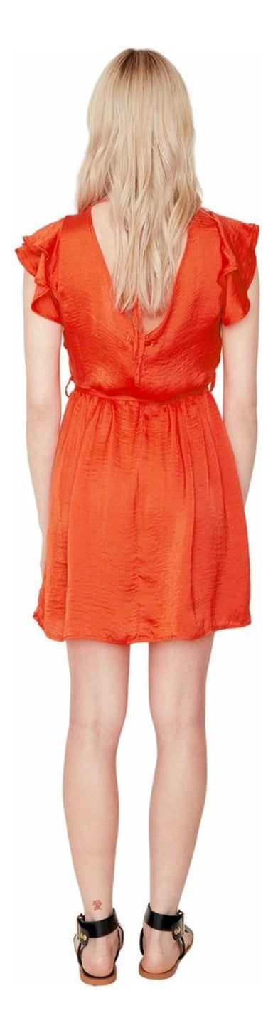 VESTIDO ANNA CORTO CORAL - 4