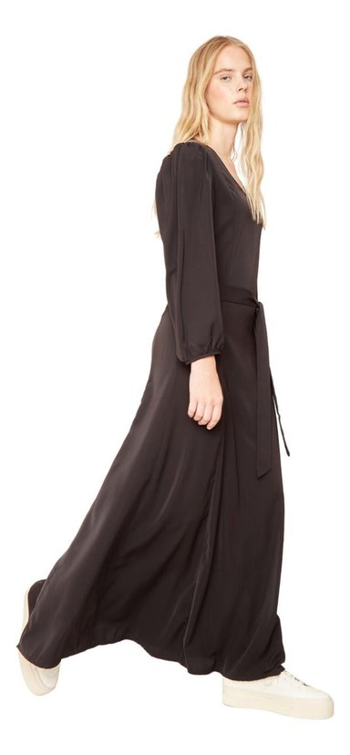 VESTIDO EN COLOR BLANCO II EN COLOR NEGRO JACINTA TIENDA - 2