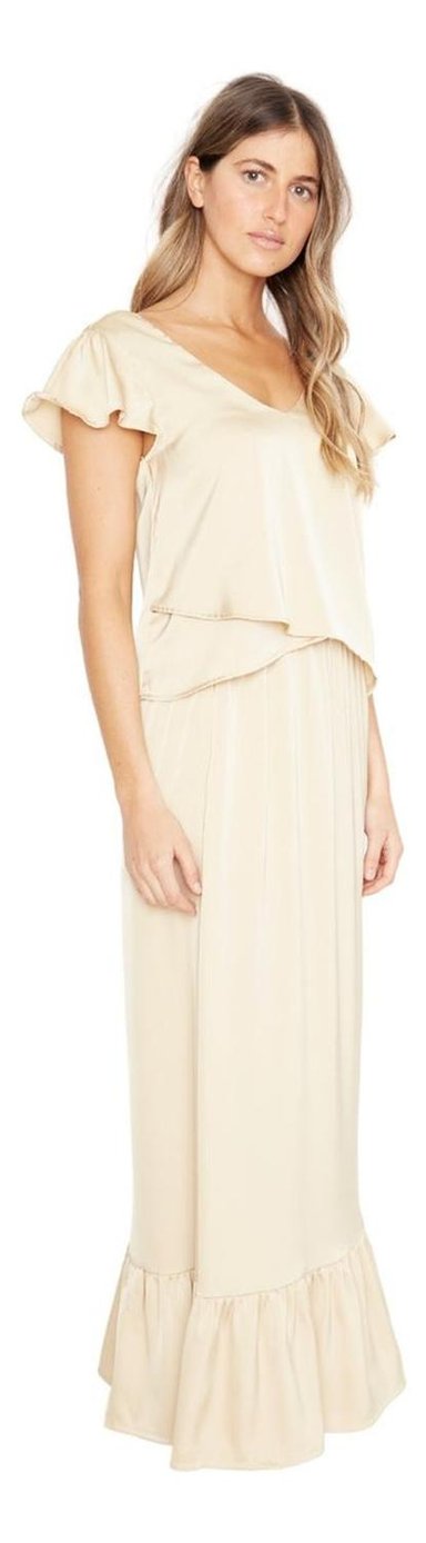 FALDA MUJER JACINTA TIENDA DORADA ANA SATIN - 2