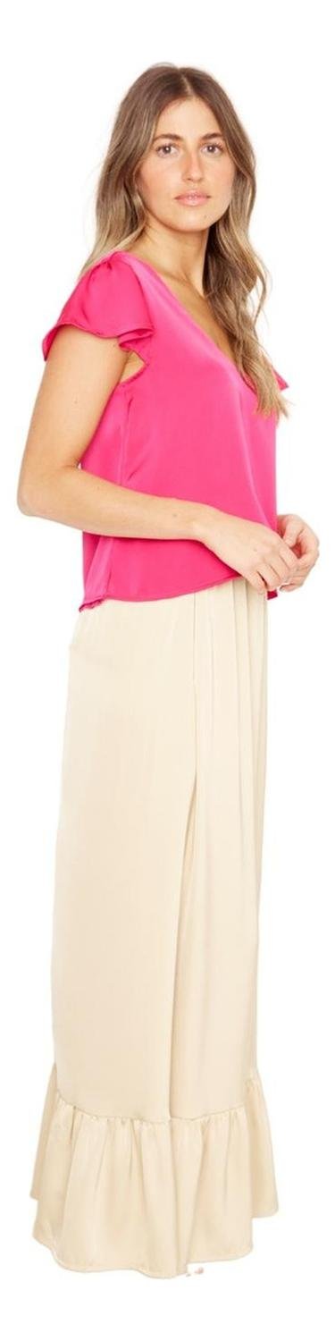 FALDA MUJER JACINTA TIENDA DORADA ANA SATIN - 4