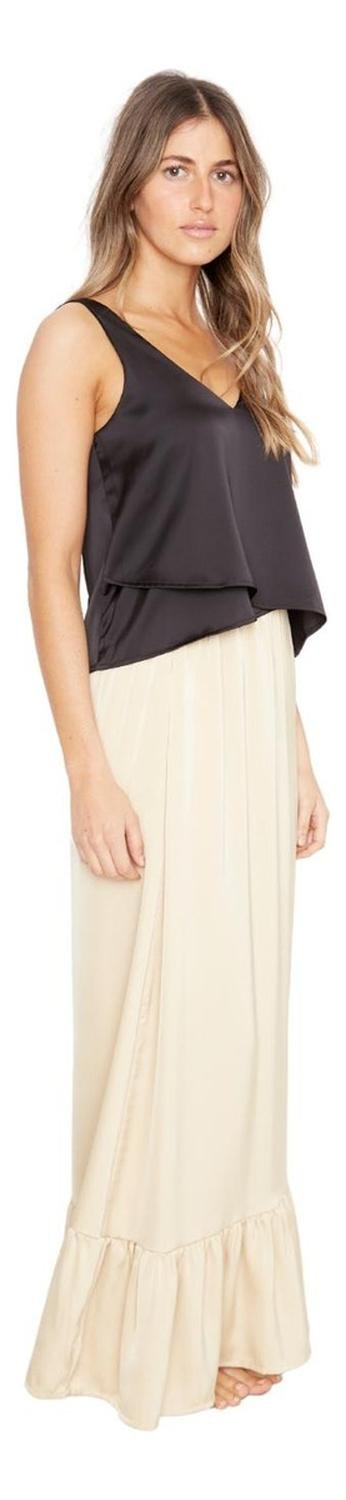 FALDA MUJER JACINTA TIENDA DORADA ANA SATIN - 7