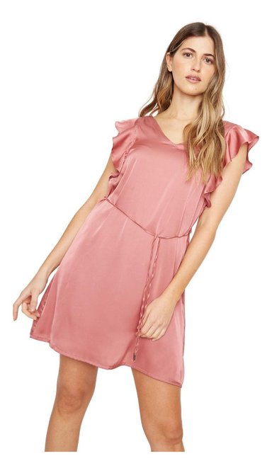 VESTIDO MUJER JACINTA TIENDA TERRACOTA ZU SATIN COBRE - 5