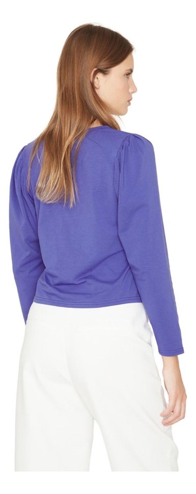 POLERA ALICIA MANGA LARGA AZUL JACINTA TIENDA - 3