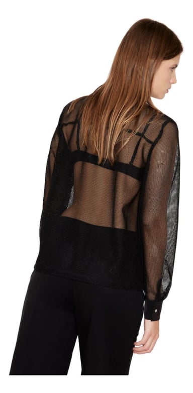 BLUSA SARA RED EN COLOR NEGRO JACINTA TIENDA - 3