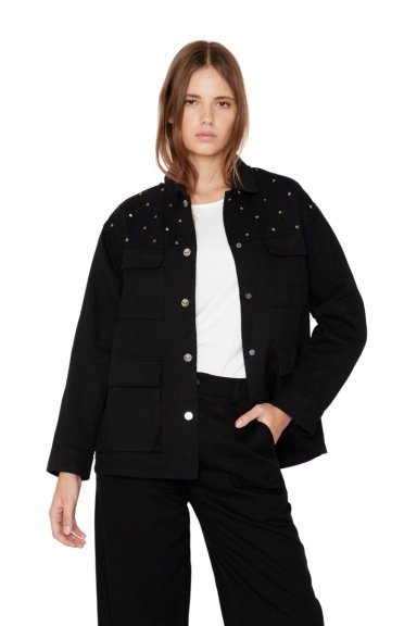 CHAQUETA JAMES EN COLOR NEGRO JACINTA TIENDA - 1