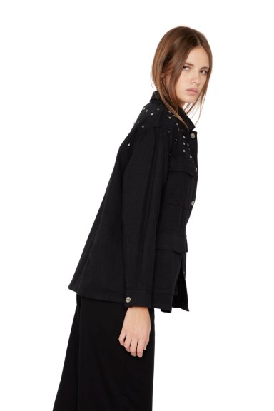 CHAQUETA JAMES EN COLOR NEGRO JACINTA TIENDA - 2