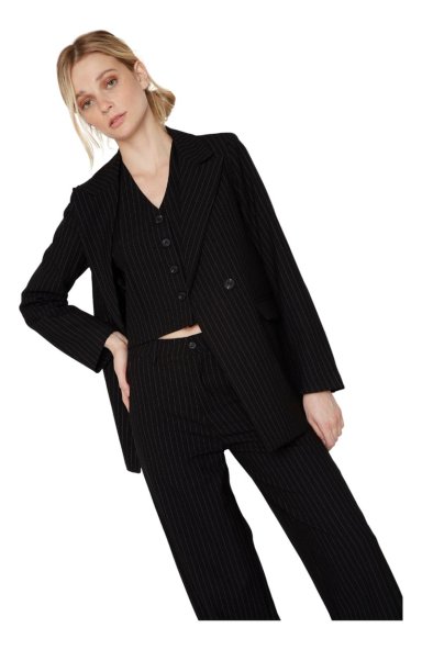 BLAZER OWEN RAYAS NEGRO JACINTA TIENDA - 1