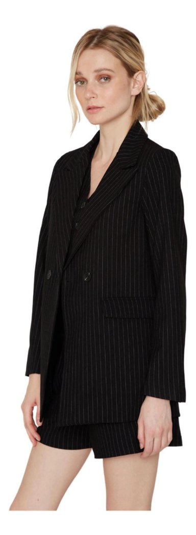 BLAZER OWEN RAYAS NEGRO JACINTA TIENDA - 3