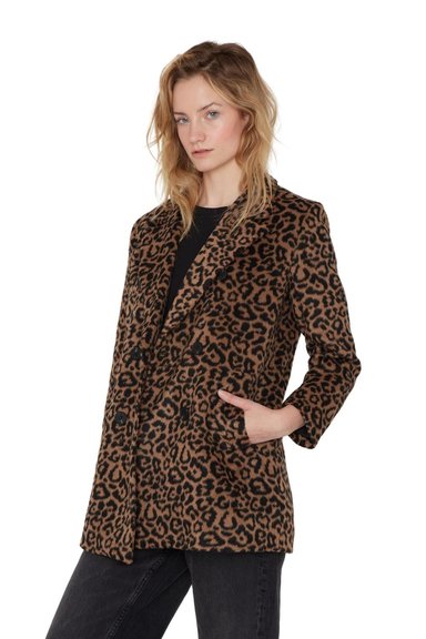 ABRIGO GRACIA ANIMAL PRINT CAMEL JACINTA TIENDA - 3