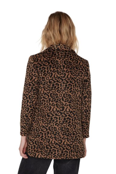 ABRIGO GRACIA ANIMAL PRINT CAMEL JACINTA TIENDA - 4
