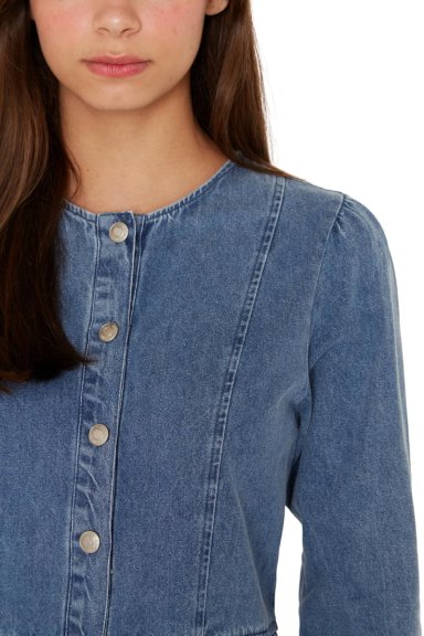 VESTIDO DENIM STONE AZUL JACINTA TIENDA - 6