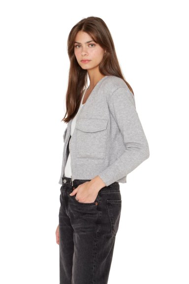 CHALECO CARGO GRIS JACINTA TIENDA - 2