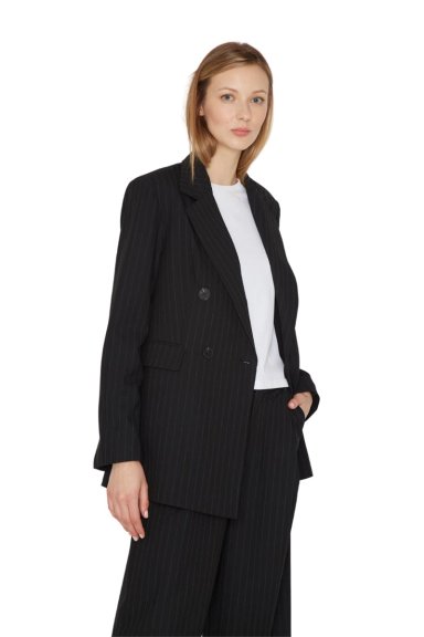 BLAZER BOWEN LINEAS EN COLOR NEGRO JACINTA TIENDA - 2