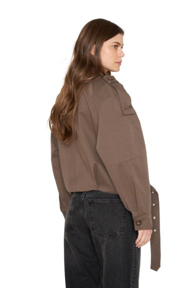 CHAQUETA AVIADORA COTTON CAFE  JACINTA TIENDA - 6
