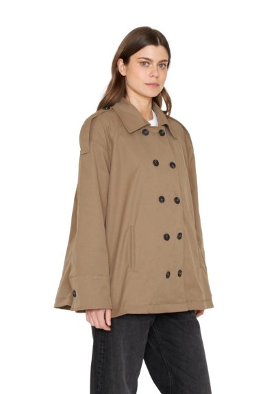 TRENCH COAT CLOE CAFE  JACINTA TIENDA - 4