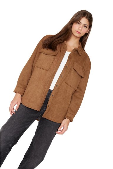 CHAQUETA BROOK CAMEL JACINTA TIENDA - 5