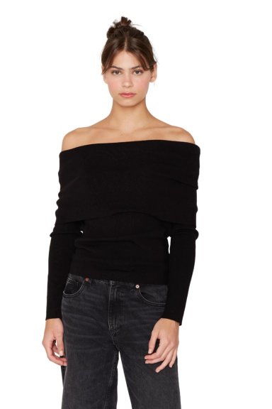 CHALECO SHOULDER NEGRO JACINTA TIENDA - 2