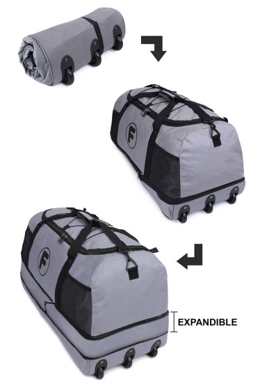 BOLSO GOLIAT ENROLLABLE GRIS F - 1