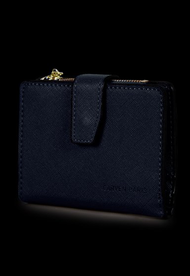 BILLETERA MUJER BRIANA AZUL CARVEN - 1