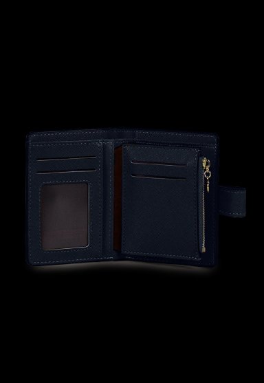 BILLETERA MUJER BRIANA AZUL CARVEN - 3