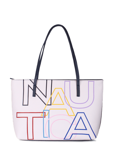 CARTERA NAUTICA ECOCUERO BLANCO OUTLINER - 1