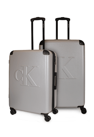 PACK 2 MALETAS CADILLAC MEDIANA 20KG + GRANDE 23KG GRIS CALVIN KLEIN - 1