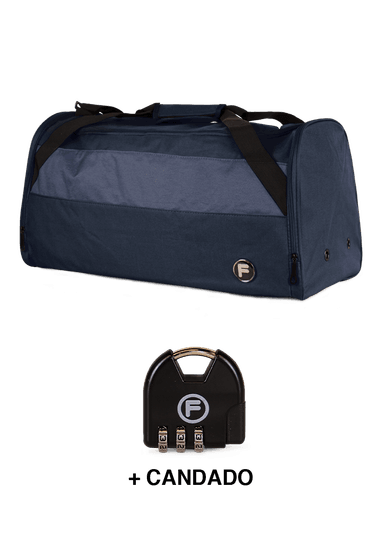 BOLSO EDER M 75 LTS AZUL + CANDADO F - 2