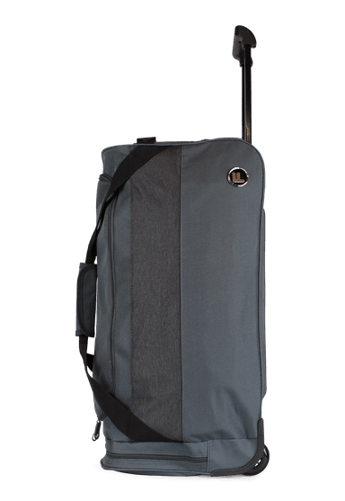 BOLSO DE VIAJE CON RUEDAS KROSS M 89 LTS GRIS + CANDADO F - 1