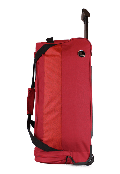 BOLSO DE VIAJE CON RUEDAS KROSS M 89 LTS ROJO + CANDADO F - 1