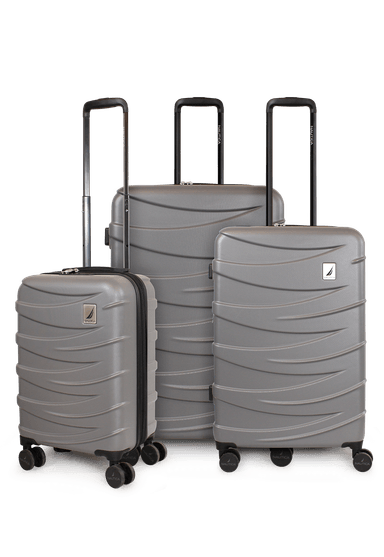 SET DE 3 MALETAS MÓNACO GRIS S+M+L NAUTICA - 1