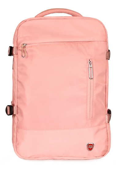 MOCHILA DE VIAJE VIRAL ROSADA CON USB SWISS BAG - 1